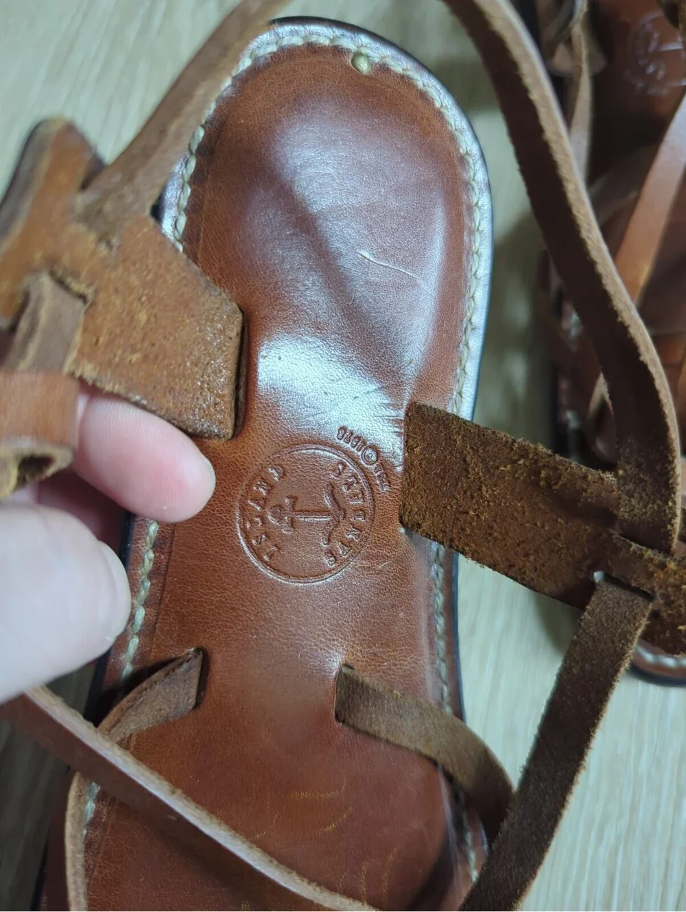 FLAT THONG ISLAND SANDALS Handmade Artisan Leathr Made HawaiiWMN 10